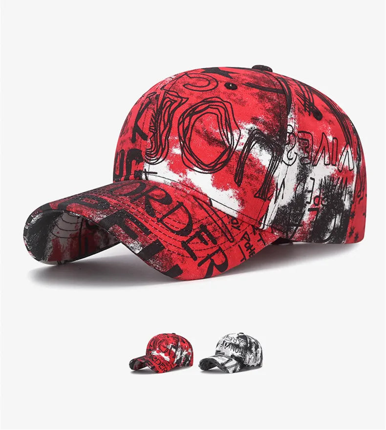 DRAVEN — Graffiti Street Baseball Cap – Unisex Trendy Style