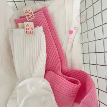 Retro Label Cotton Socks – Women’s Japanese Street Style – Elegant Men's Accessory | Accessorio Uomo Elegante