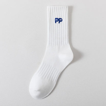 Cartoon Embroidered Socks – Unisex Harajuku Street Style