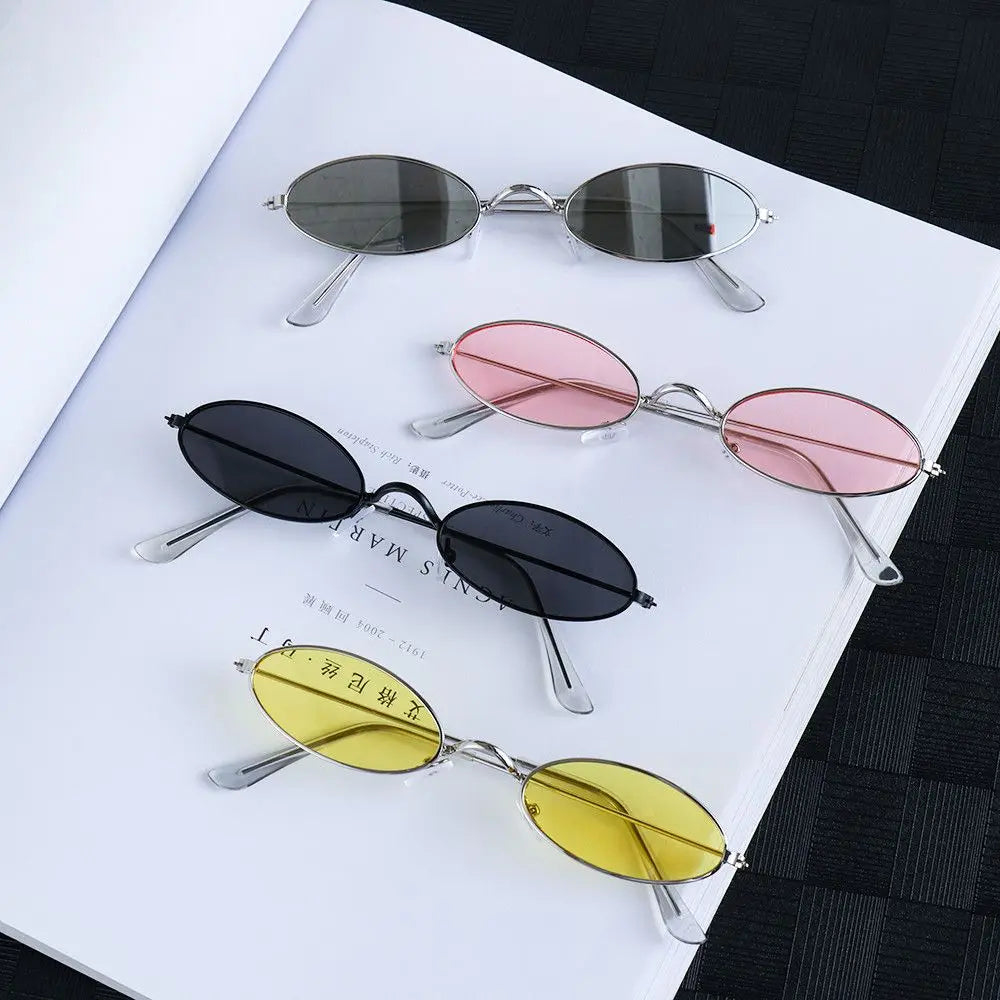 DRAVEN — Retro Small Oval Sunglasses – Vintage Design Shades