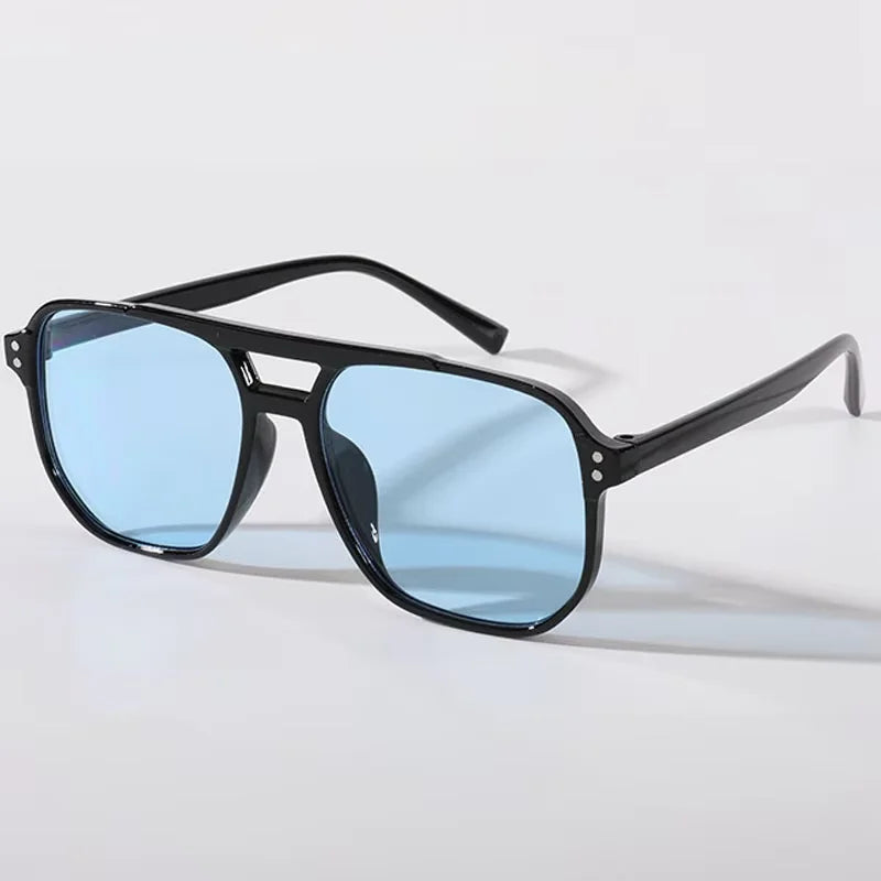 DRAVEN — Vintage Big Square Sunglasses – Unisex UV400 Shades