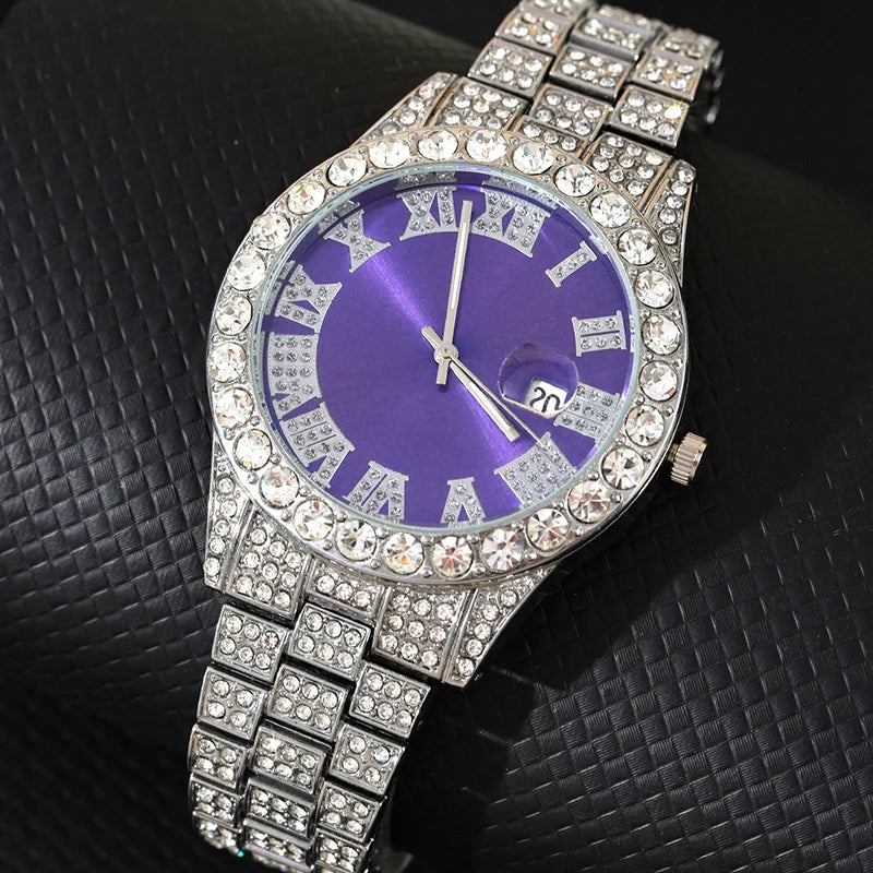 DRAVEN — Men’s Bold Shine Watch – Premium Crystal Finish