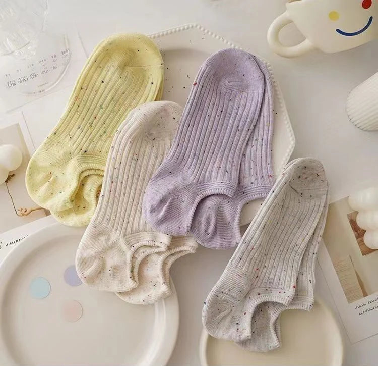 Colorful Polka Dot Socks – 6 Pairs Women’s Fun Style – Elegant Men's Accessory | Accessorio Uomo Elegante