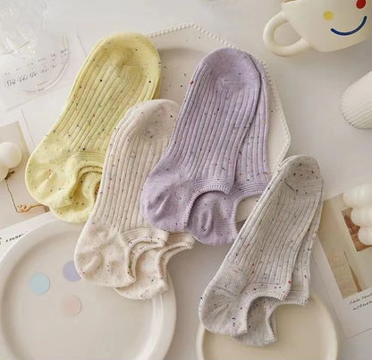 Colorful Polka Dot Socks – 6 Pairs Women’s Fun Style – Elegant Men's Accessory | Accessorio Uomo Elegante