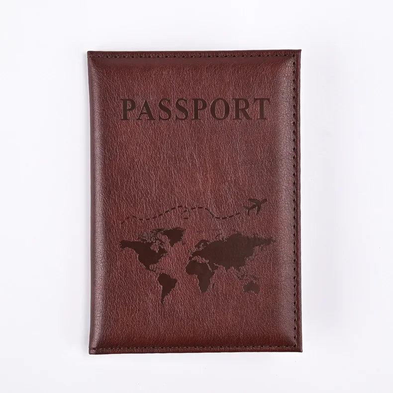 DRAVEN — PU Leather Passport Holder Travel Wallet Unisex Design