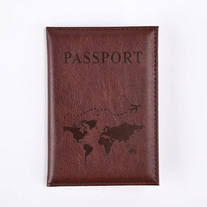 PU Leather Passport Holder Travel Wallet Unisex Design