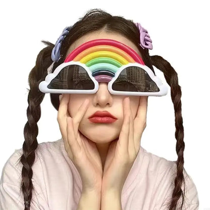 Hawaiian Funny Sunglasses – Creative Party Photo Props – Elegant Men's Accessory | Accessorio Uomo Elegante