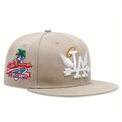 LA Embroidered Baseball Cap – Unisex Street Snapback