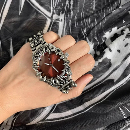 Neo Era – Men’s Y2K Retro Watch with Alabaster Claw Design – Elegant Men's Accessory | Accessorio Uomo Elegante