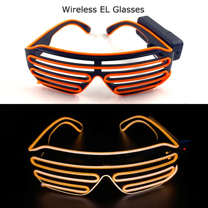 Wireless LED Glow Sunglasses – Carnival Party Style
