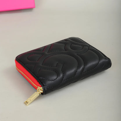 Retro Leather Wallet Unisex 2025 Letter Print Design – Elegant Men's Accessory | Accessorio Uomo Elegante