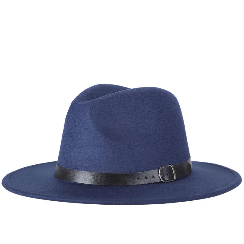 DRAVEN — 2025 Classic Fedora Hat – Unisex Wool Blend Jazz Style