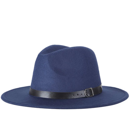 2025 Classic Fedora Hat – Unisex Wool Blend Jazz Style – Elegant Men's Accessory | Accessorio Uomo Elegante