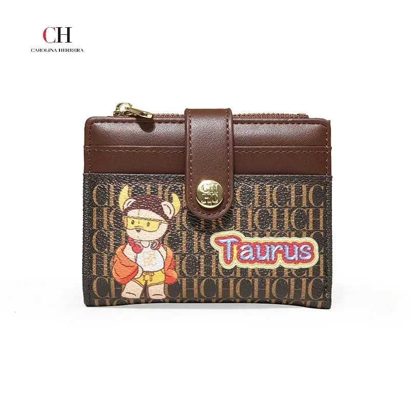 Light Luxury Wallet Women Animal Print Design – Elegant Men's Accessory | Accessorio Uomo Elegante