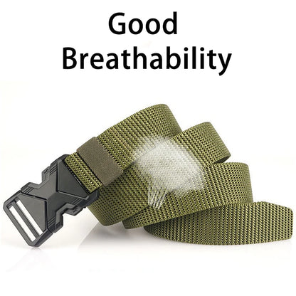 Nylon Braided Belt Men Lightweight Breathable Design – Elegant Men's Accessory | Accessorio Uomo Elegante