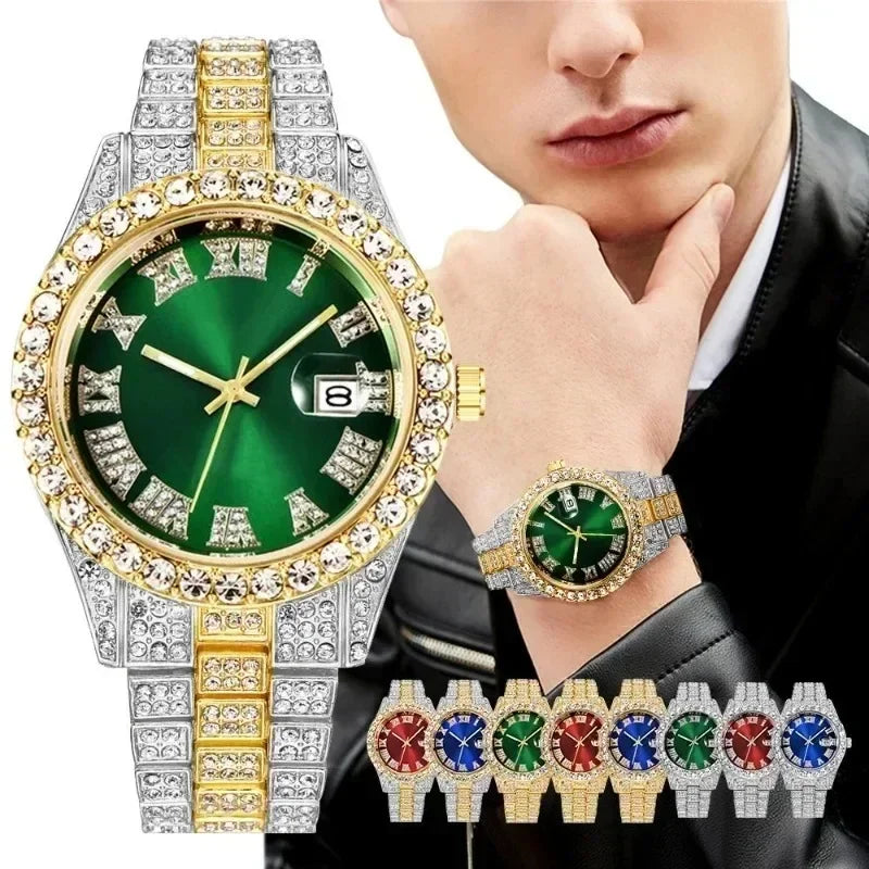 Spectrum Ice – Men’s Multicolor Crystal Watch in Luxury Finish – Elegant Men's Accessory | Accessorio Uomo Elegante