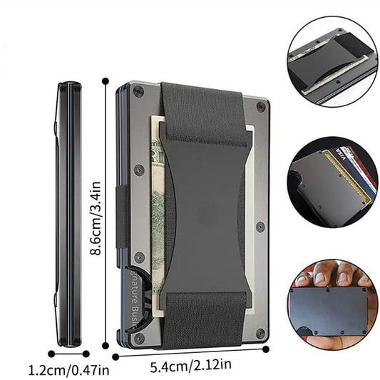 DRAVEN — Forged Carbon Fiber Slim Wallet Men RFID Money Clip — Wallets & Card Holders | DRAVEN