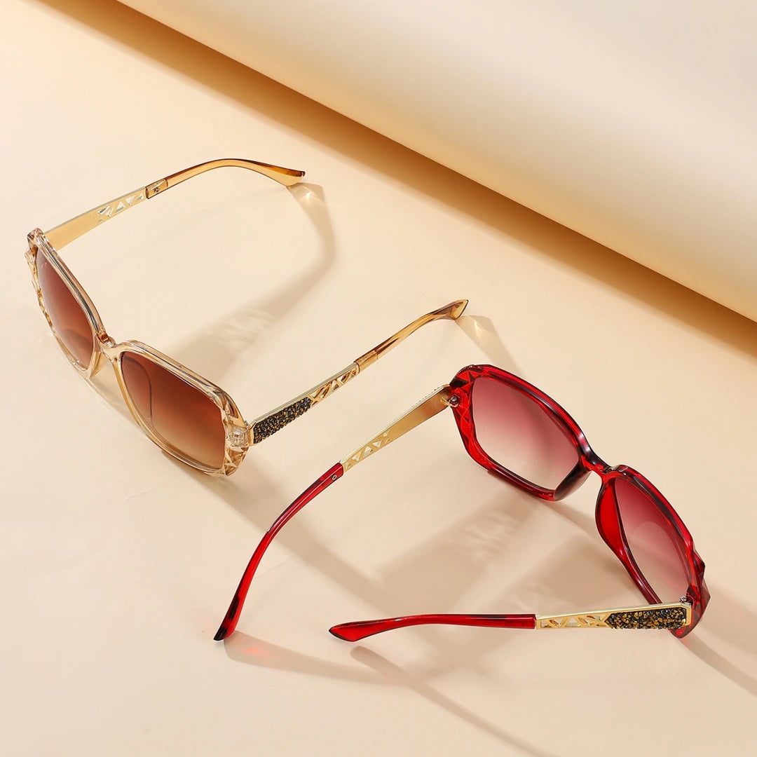 DRAVEN — Diamond-Embellished Sunglasses – Elegant Summer Design