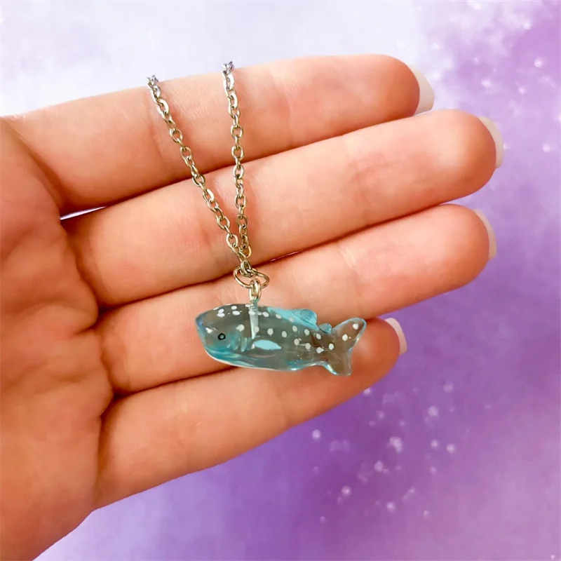 DRAVEN — Adorable Whale Shark Necklace – Cute Ocean-Inspired Jewelry