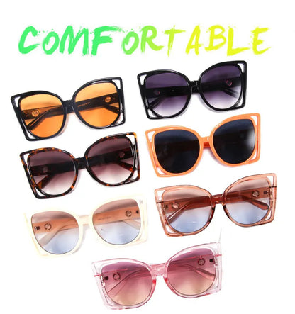 Oversized Square Sunglasses – Leopard Gradient Design – Elegant Men's Accessory | Accessorio Uomo Elegante