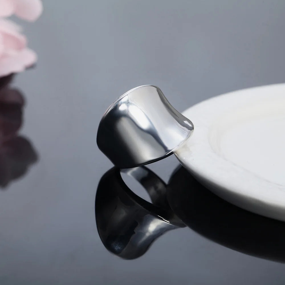 DRAVEN — Classic Wide Sterling Silver Ring