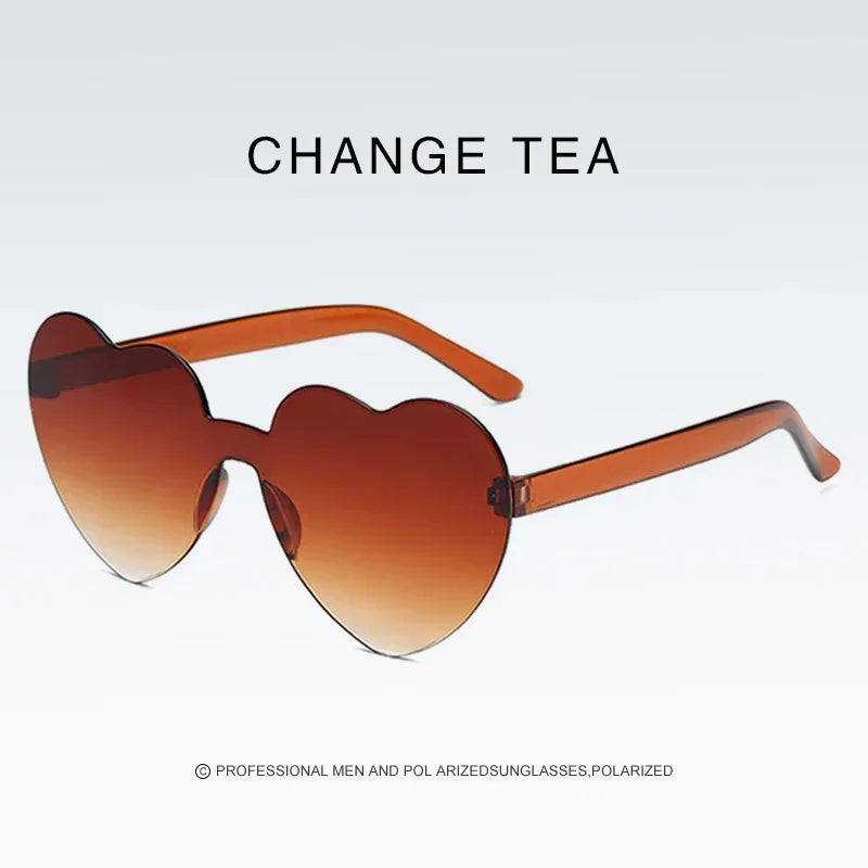 DRAVEN — Red Heart Sunglasses – Designer Retro Cat Eye Y2K Shades