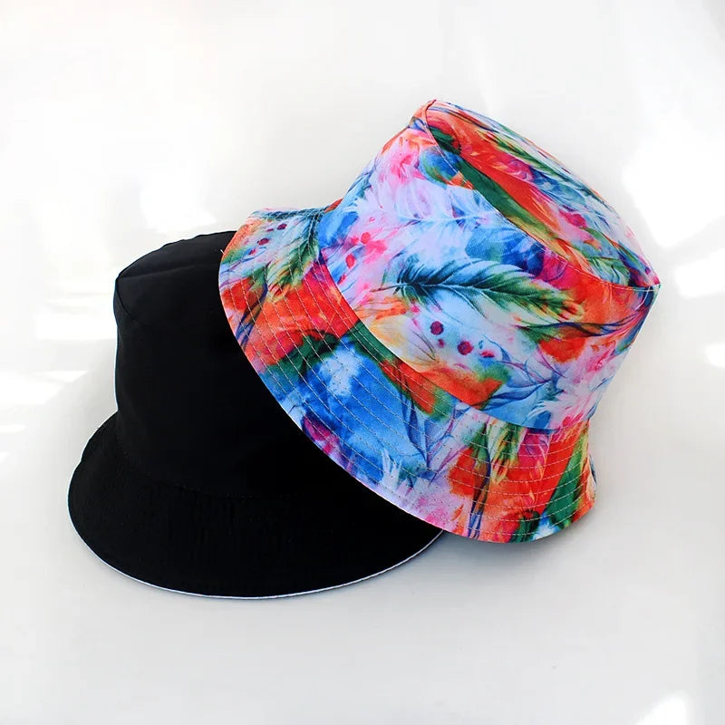 DRAVEN — Graffiti Reversible Bucket Hat – Unisex Street Style