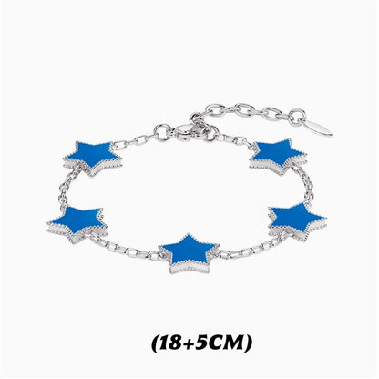 Retro Pentagram Drip Bracelet – Elegant Men's Accessory | Accessorio Uomo Elegante
