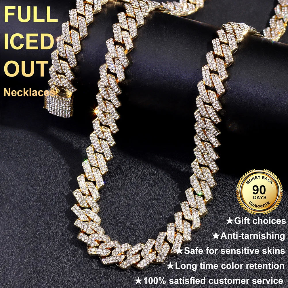 DRAVEN — Steel Cuban Link Chain – Bold High-Polish Statement Necklace