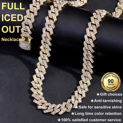 Steel Cuban Link Chain – Bold High-Polish Statement Necklace – Elegant Men's Accessory | Accessorio Uomo Elegante