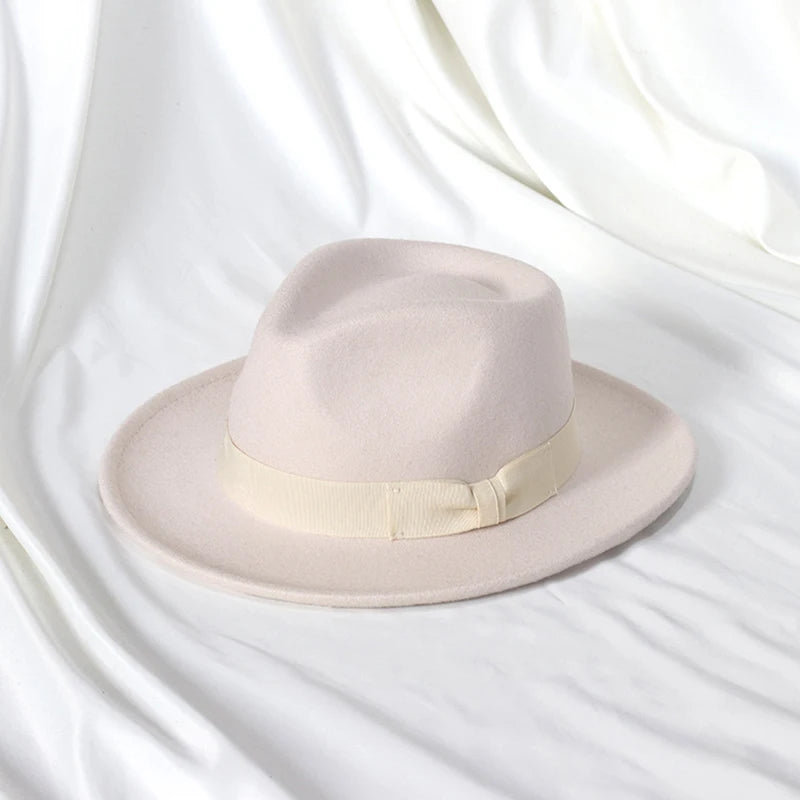 DRAVEN — Elegant Wool Fedora – Unisex Classic Jazz Hat