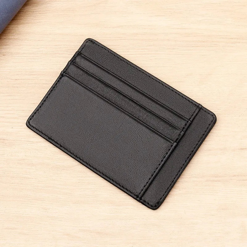 DRAVEN — Genuine Leather Card Holder Slim Wallet Unisex Design