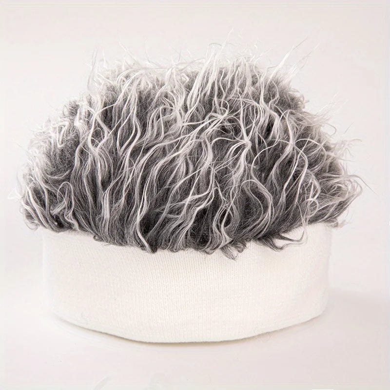 DRAVEN — 2025 Spiked Wig Baseball Cap – Unisex Retro Sun Visor