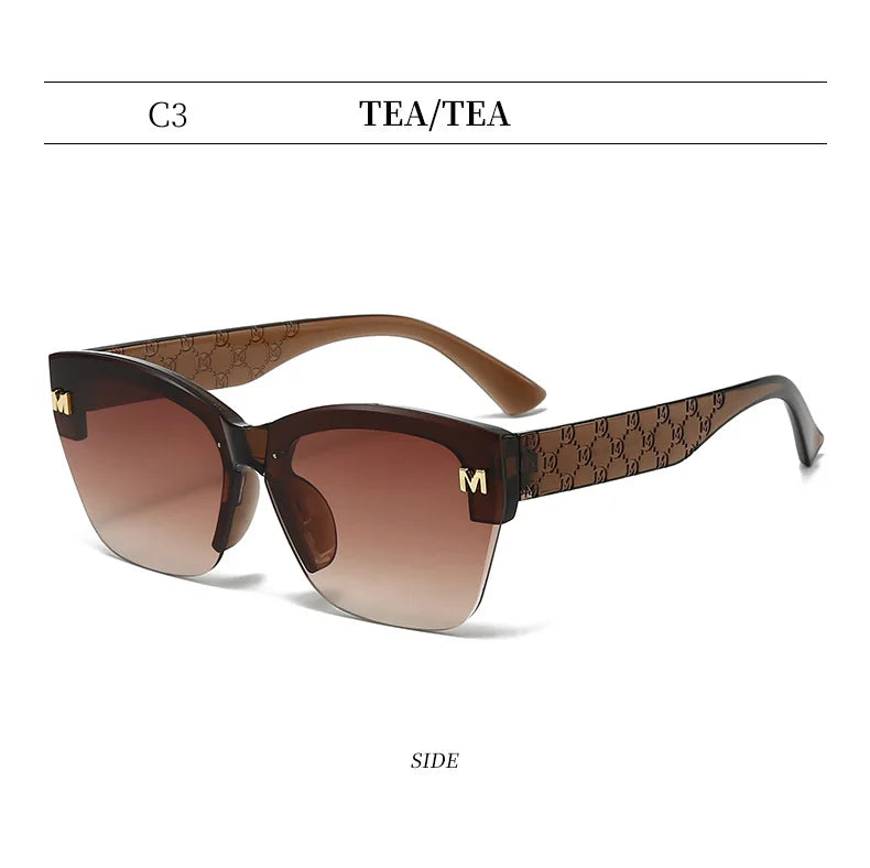 DRAVEN — Slim Oval Sunglasses – Lightweight Anti-Glare Design Descrip