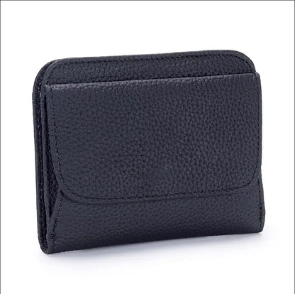Genuine Leather Wallet Women 2025 Folding Small Design – Elegant Men's Accessory | Accessorio Uomo Elegante