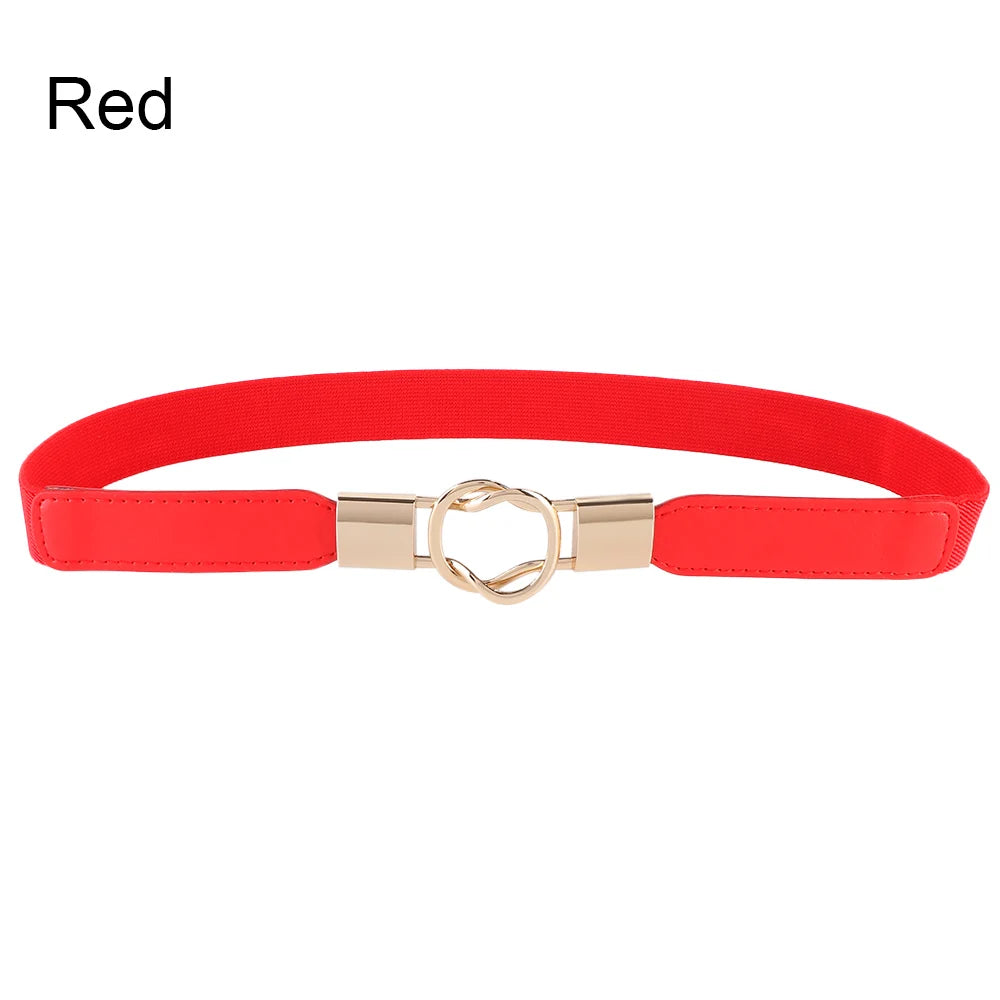 DRAVEN — Elastic Leaf Belt Women Thin Elegant Waistban