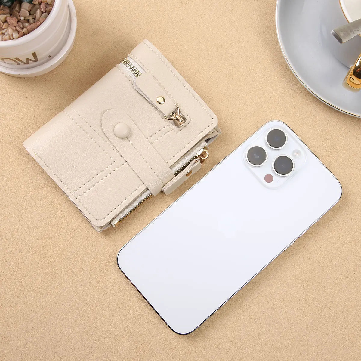 DRAVEN — Luxury Short Wallet Women Multifunction Coin Purse