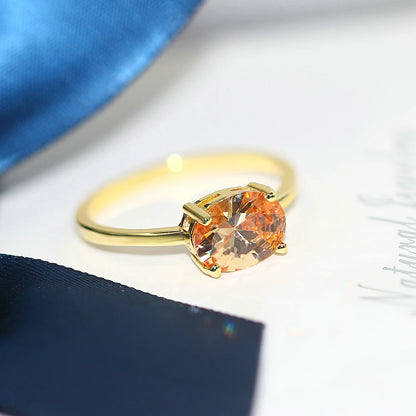 Elegant Multicolor Oval Zircon Ring – Elegant Men's Accessory | Accessorio Uomo Elegante