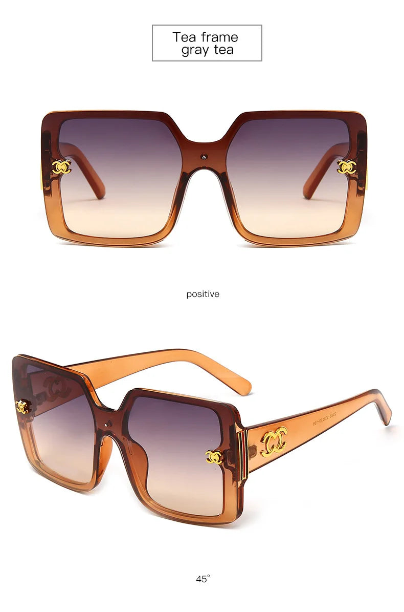 DRAVEN — Luxury Square Sunglasses – Modern Glamour Design
