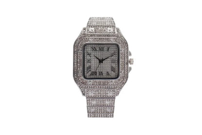 Frozen Legacy – 2025 Unisex Crystal Diamond Watch – Elegant Men's Accessory | Accessorio Uomo Elegante