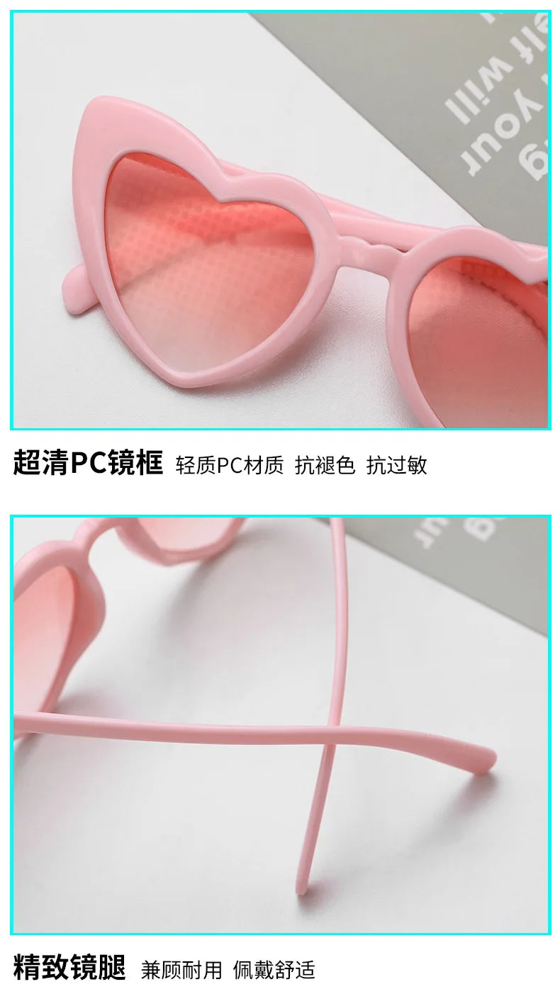 DRAVEN — Heart Diffraction Sunglasses – Love Light Effect Party Eyewear