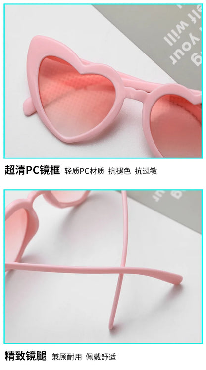 Heart Diffraction Sunglasses – Love Light Effect Party Eyewear – Elegant Men's Accessory | Accessorio Uomo Elegante