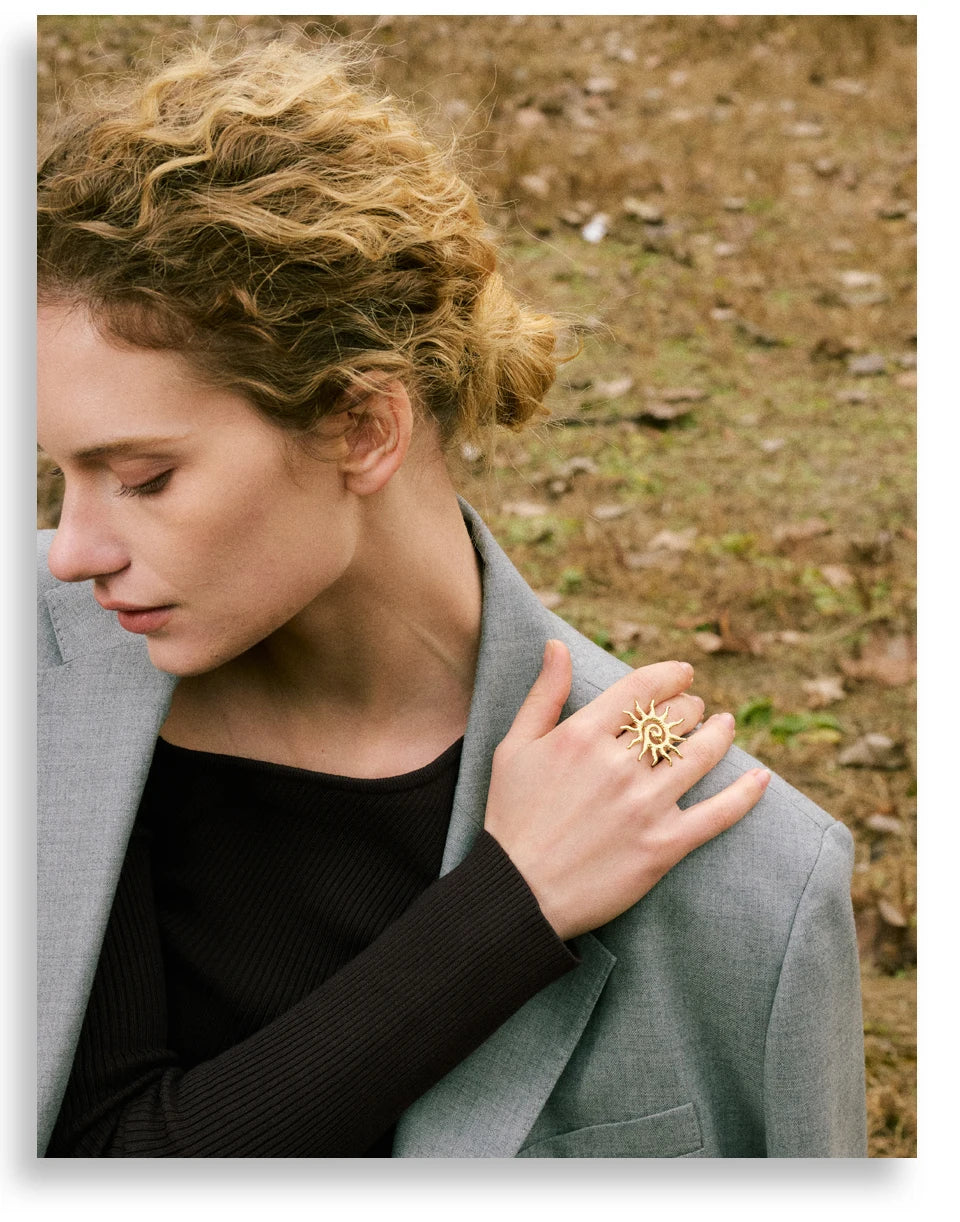 DRAVEN — 18k gold sun adjustable