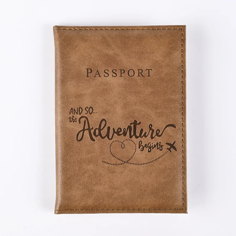 DRAVEN — PU Leather Passport Holder Travel Wallet Unisex Design