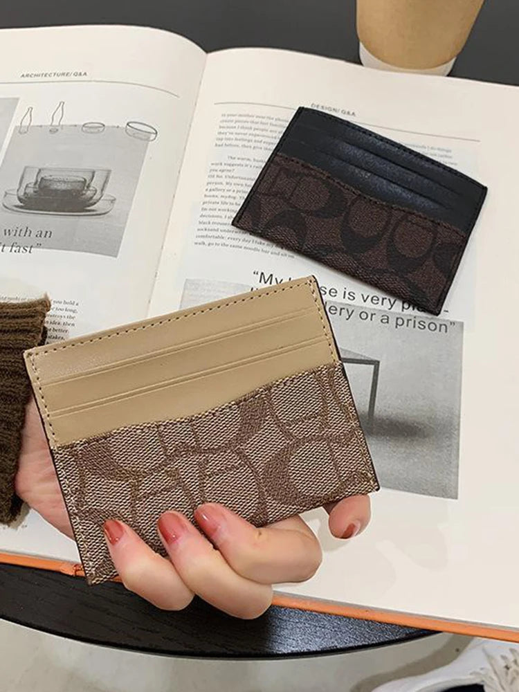 Luxury PU Leather Wallet Women Multifunction Card Holder – Elegant Men's Accessory | Accessorio Uomo Elegante