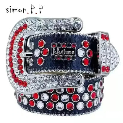 Skull Studded Belt Unisex Punk Rock Gothic Style – Elegant Men's Accessory | Accessorio Uomo Elegante