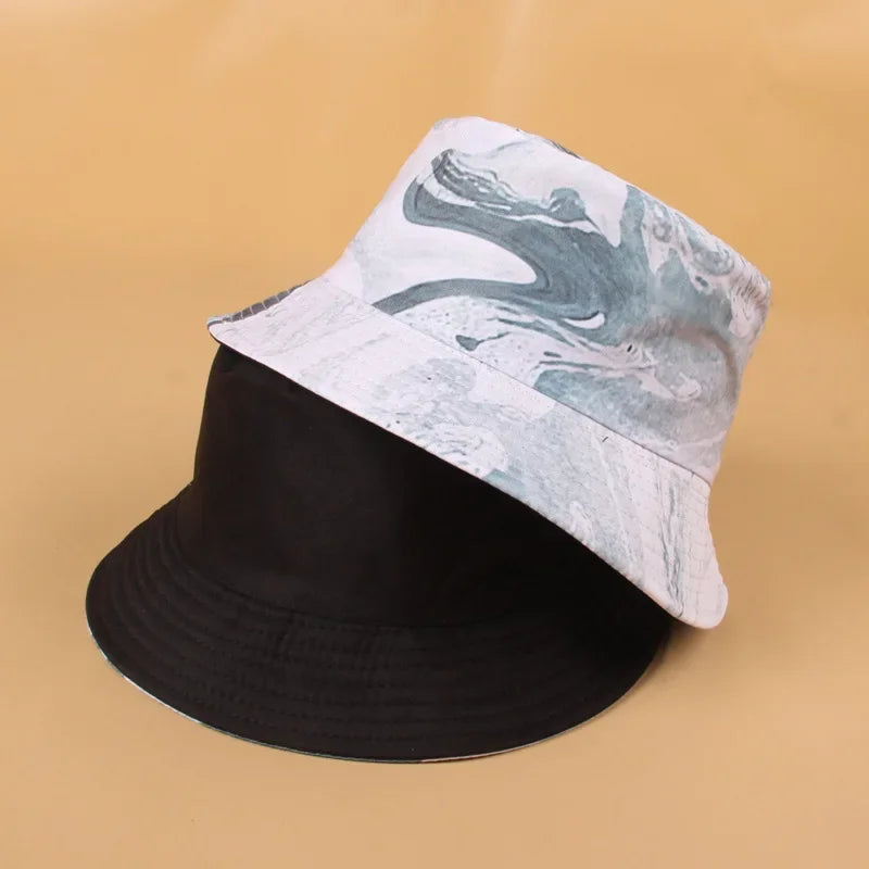 DRAVEN — Graffiti Reversible Bucket Hat – Unisex Street Style