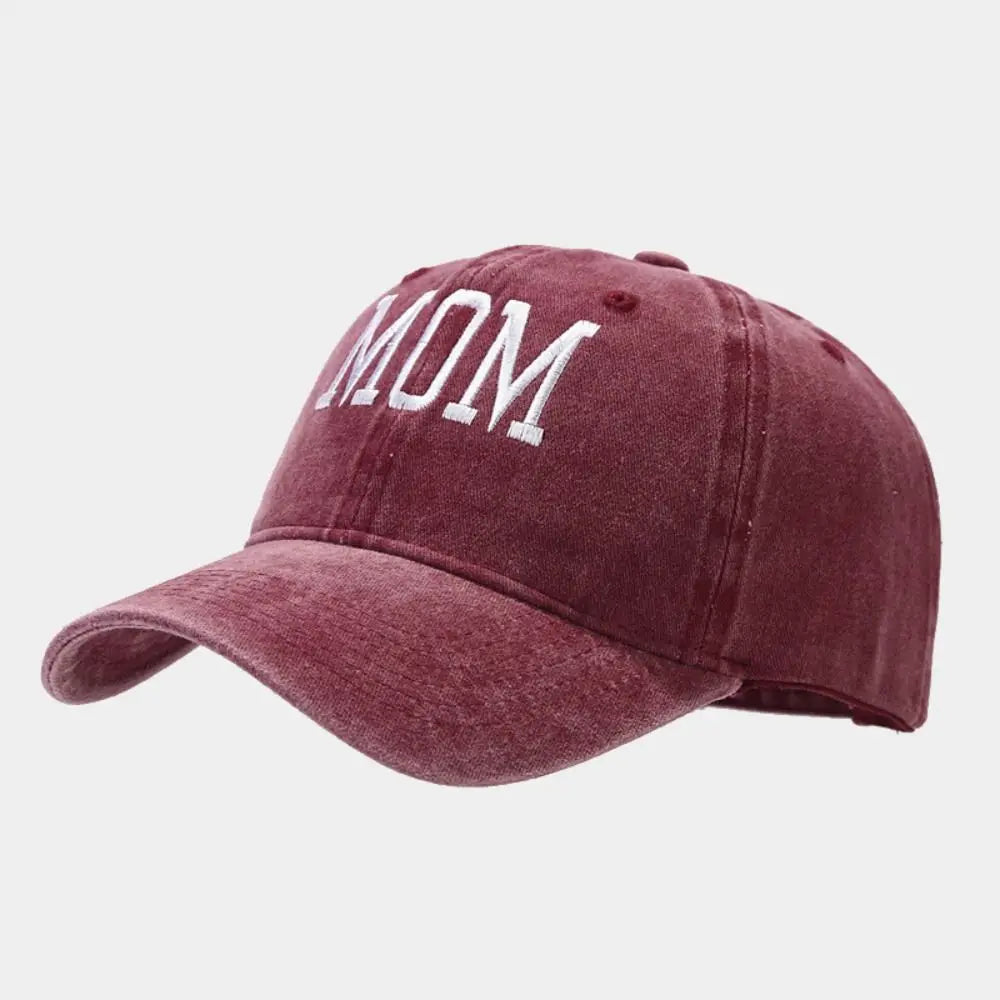 DRAVEN — DAD MOM Embroidered Cap – Unisex Cotton Street Style