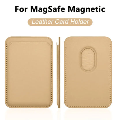 MagSafe Leather Wallet Case iPhone 17 16 15 14 Pro Max – Elegant Men's Accessory | Accessorio Uomo Elegante