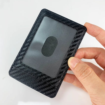 Carbon Fiber Slim Wallet Men 2 in 1 Money Clip Design – Elegant Men's Accessory | Accessorio Uomo Elegante